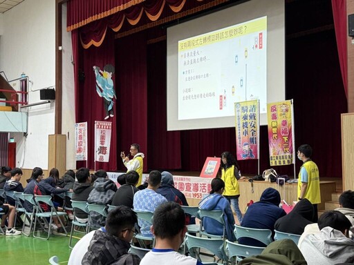 東港警加強學生校園安全 前進海事學校友善校園週