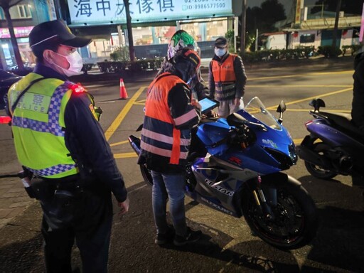 擴檢護治安靖音遏改裝 板橋警鐵腕掃黑雙管齊下