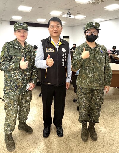 趕場與徵屬有約 宜蘭軍服站溫馨祝平安返鄉