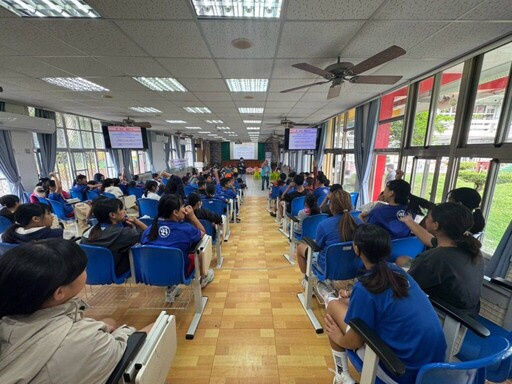 台東警結合縣政府至賓茂國小 入校反毒、反詐騙宣導