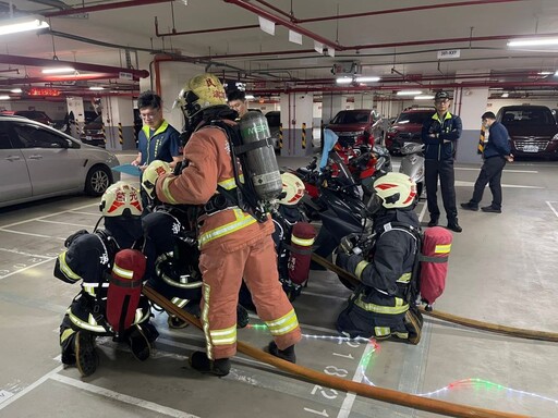 提升滅火與自我保護 新北消強化超深地下室火警應變能力