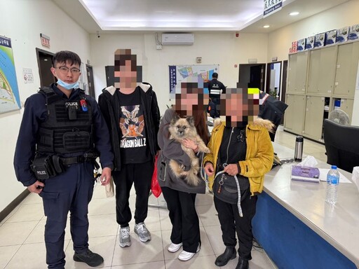 毛寶貝路邊遊蕩 三重警智掃晶片找回飼主