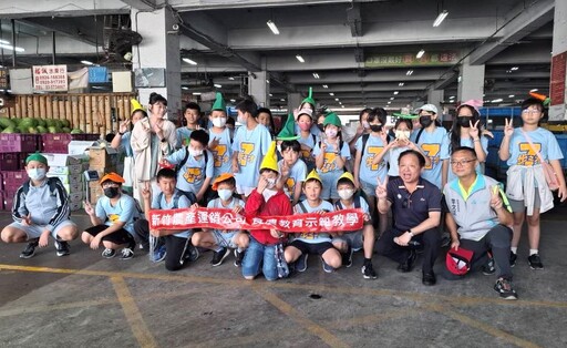 竹市食農教育往下紮根!新竹農產運銷公司變身大菜市小學堂