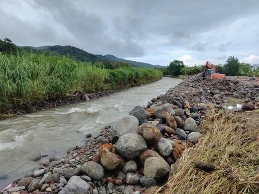 搶救風災重創 金山清水溪、月眉排水復建完工