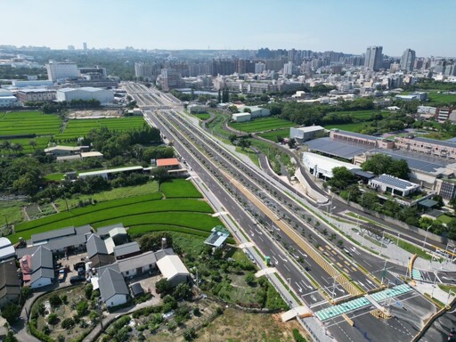 期盼20年「黃金大道」 中市「市政路延伸工程」第一標通車啟用