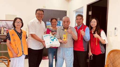端節關懷榮民眷 新北榮服處鏈結企業團體溫馨送暖