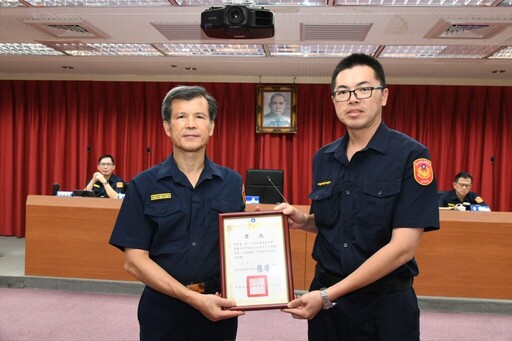 尋人高手 北投警許哲豪查尋失蹤人口不遺餘力 獲頒警政署績優獎殊榮