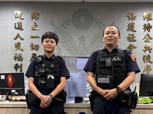 失智老婦人長途跋涉 士林警雨中暖心送返家