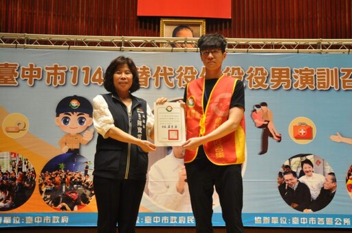 中市府召訓342名備役替代役 強化EMT-1救護技能