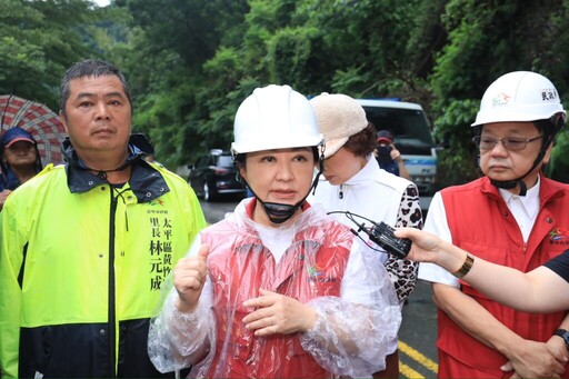 731豪雨打破台中近13年紀錄 中市府即時搶災恢復道路通行