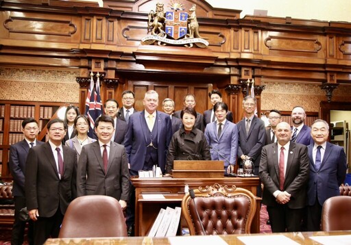 盧秀燕率團拜訪新南威爾斯 新州議會讚台灣是「冬天的朋友」