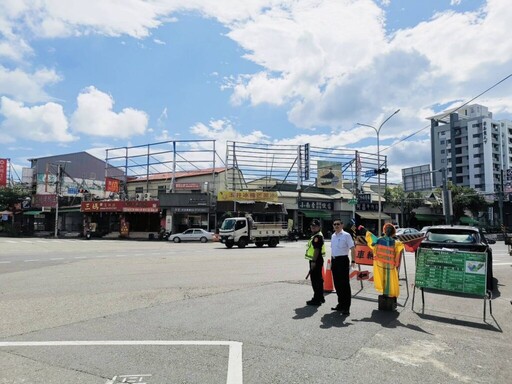玉井區停電影響交通號誌運作 玉井分局啓動交通疏導分散車流