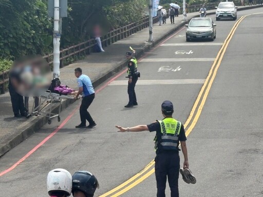 健走活動婦人身體不適 警即時協助醫救護