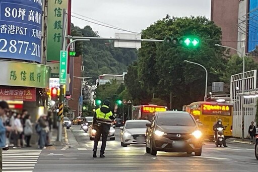 教師連假 北市警局強化疏導 交通順暢安心行