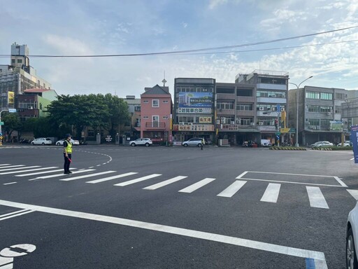 教師節連續假期交通疏導 玉井分局同步推動交通安全月行人安全