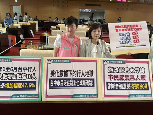 中市上半年行人事故31死全國第一 議員要求設立「行人友善區」