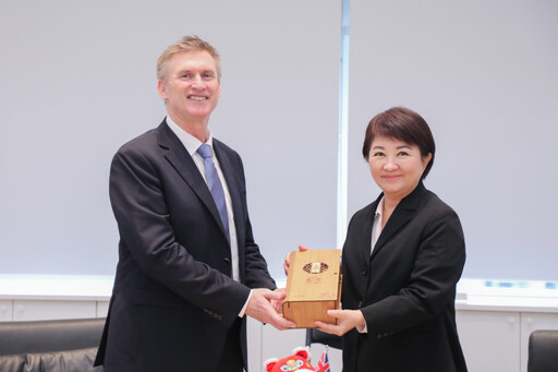 紐西蘭代表梁思齊訪中市府 盧秀燕盼深化台紐經貿與教育文化交流