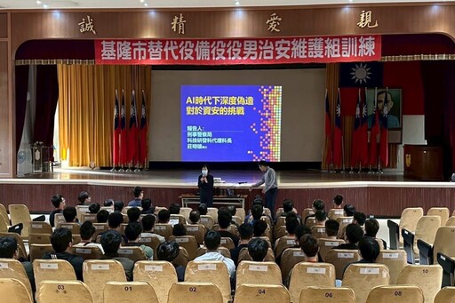 基隆市辦理替代役備役役男治安維護組第2階段演訓召集 強化全民國防戰力