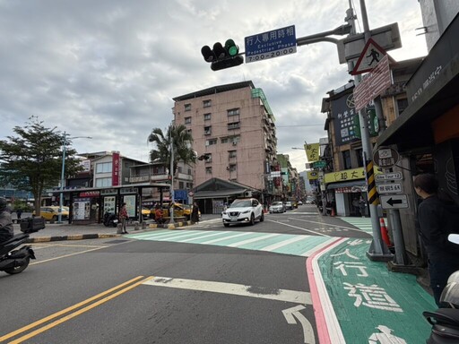 瑞芳火車站前啟用行人專用號誌 警方提醒遵守燈號