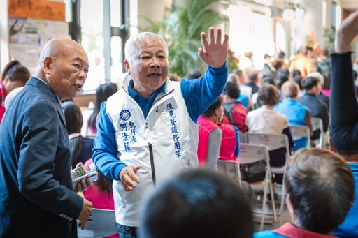 竹北老市長現身力挺陳見賢 何淦銘：讓能做事的人帶領竹縣前進