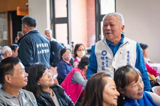 竹北老市長現身力挺陳見賢 何淦銘：讓能做事的人帶領竹縣前進