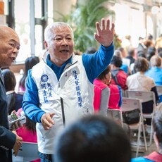 竹北老市長現身力挺陳見賢 何淦銘：讓能做事的人帶領竹縣前進