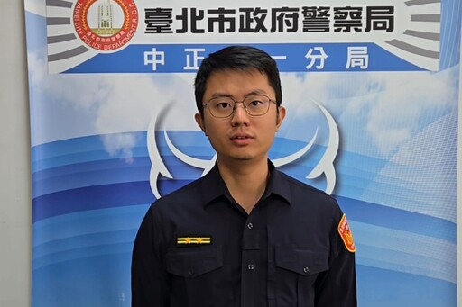 違規闖紅燈露餡 女子拒絕盤查態度閃爍 中正一警攔查揪出竊盜通緝犯