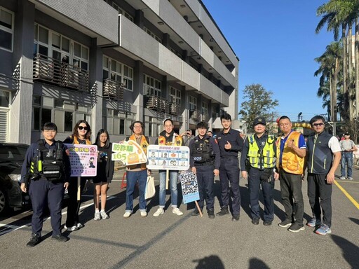 七堵警攜手獅子會反詐 保護健康及荷包一把抓