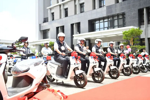 中市警汰換巡邏機車 450輛電動機車將服役