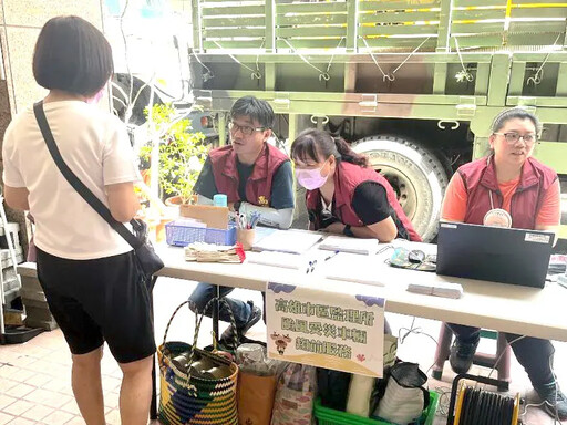 高雄市區監理所關心颱風受災車主