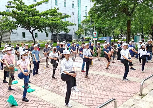 產業園區管理局辦臨廣科技產業園區百人健走