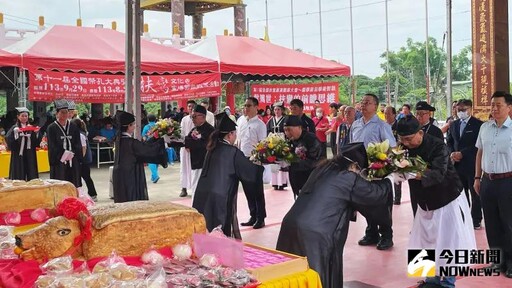 東照山循古禮進行道教扶鸞與祭孔大典