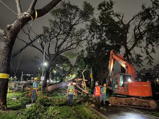 高市府漏夜搶通修復 高雄輕軌下午恢復營運