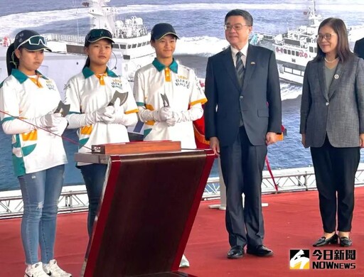 海巡署長濱艦和2艘巡防艇交船及蘇澳艦命名