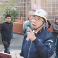 視察地震受損 黃偉哲籲儘速啟動危老重建