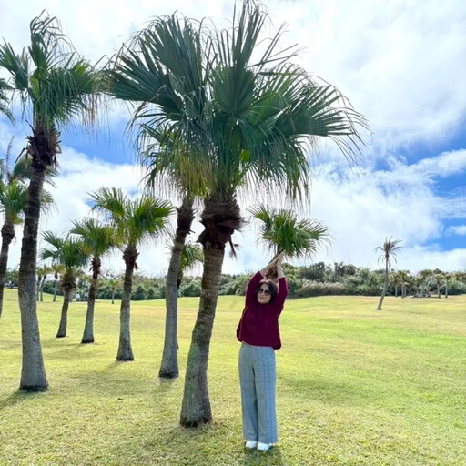 與鵝鑾鼻燈塔比高！周春米春節至恆春秀美照