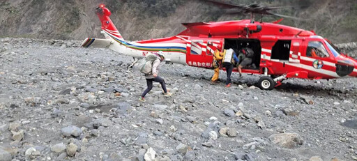 高雄山區1日4起受困案 警消申請空勤急救援