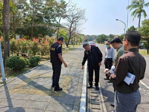 照顧榮家住民 輔導會吳志揚至岡山榮家現勘