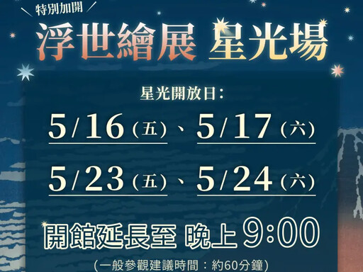 東京富士美術館浮世繪典藏展將開放星光場