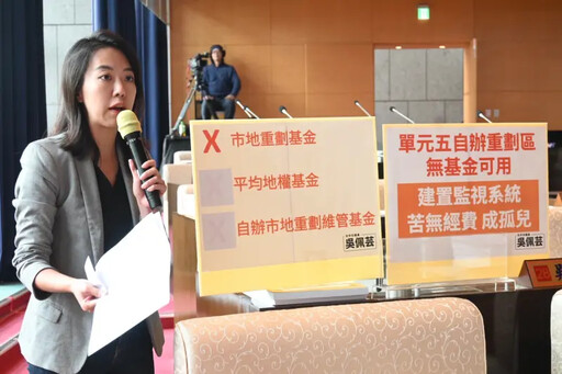 中市單元五無基金議員:監視器難設治安堪憂