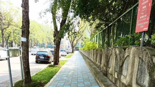 綠帶延伸校園美學 陽明國中打造友善新廊道