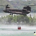 影／飛訓部CH-47SD直升機 烏山頭水庫