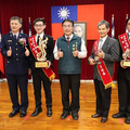 黃偉哲感謝員警同仁保護人民財產