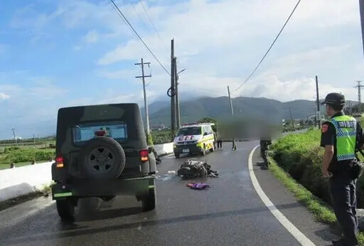 軍車與機車相撞!32歲女四肢骨折送醫不治