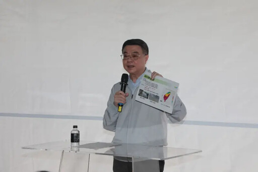黃偉哲向卓揆爭取補助推動水利建設
