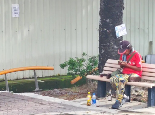 中市街友問題惡化 大里公園街友盤據惹民怨
