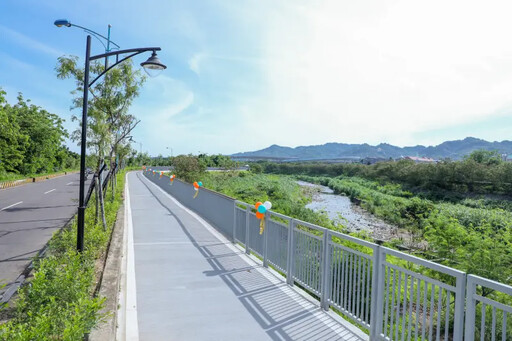 邁向百條 中市旱溪西路自行車道啟用