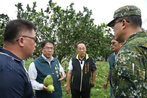 丹娜絲重創 黃偉哲要求全力復原文旦產區