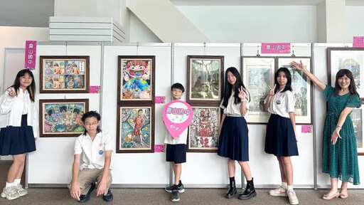 創意高雄 美術班教育成果展高市圖總館展出