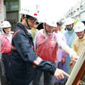 楊柳颱風進逼 陳其邁趕赴燕巢確保防汛工作